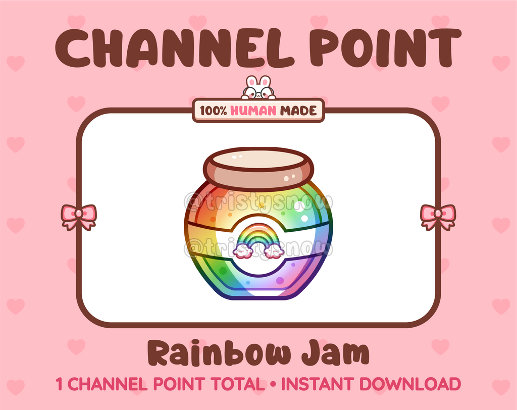 Rainbow Jam Twitch channel point icon.