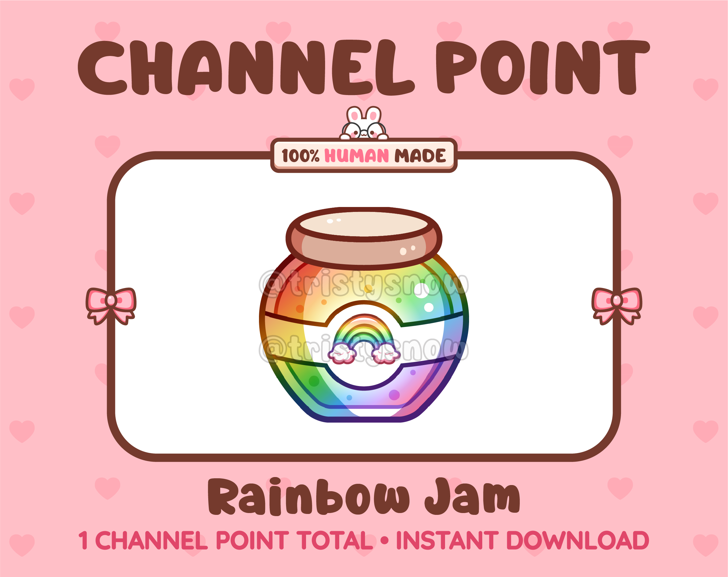 Rainbow Jam Twitch channel point icon.