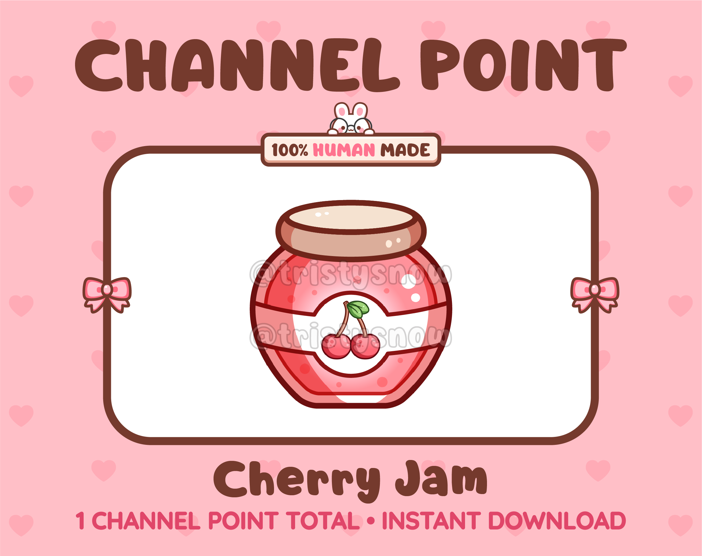 Cherry Jam Twitch channel point icon.