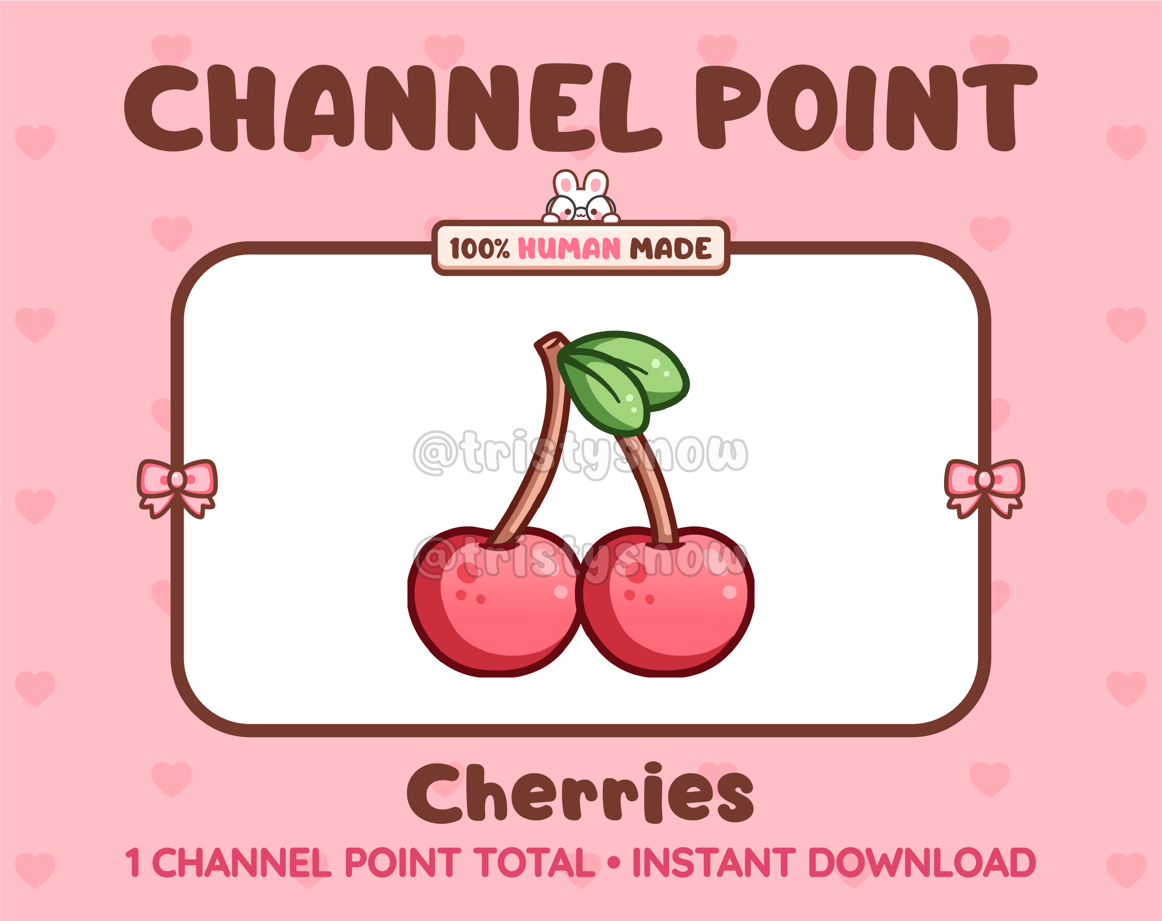 Cherries Twitch channel point icon.