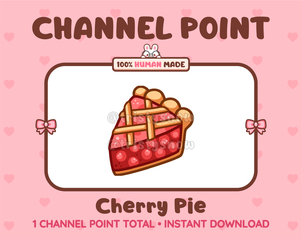 Cherry Pie Twitch channel point icon.