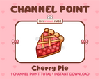 Cherry Pie Twitch channel point icon.