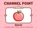 Apple Twitch channel point icon.