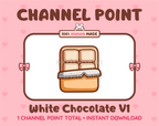 White Chocolate with wrapper Twitch channel point icon.