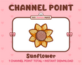 Sunflower Twitch channel point icon.