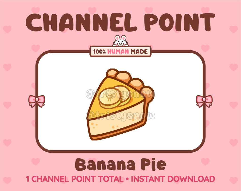 Banana Pie Twitch channel point icon.