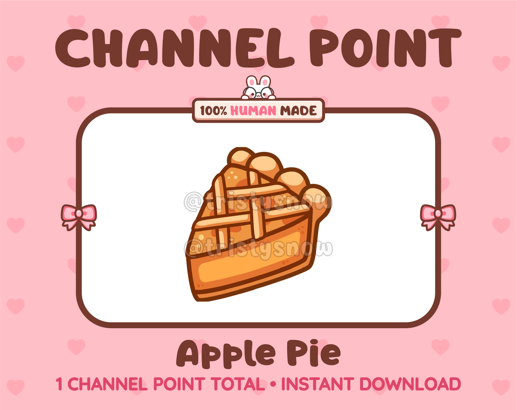 Apple Pie Twitch channel point icon.