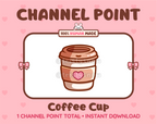 Coffee Cup Twitch channel point icon.