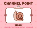 Snail Twitch channel point icon.