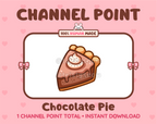 Chocolate Pie Twitch channel point icon.