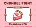 Strawberry Pie Twitch channel point icon.