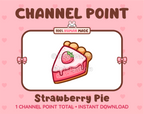 Strawberry Pie Twitch channel point icon.