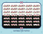 Black Cow Twitch panel pack displaying all 35 included panel designs.