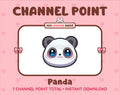 Panda Bear Twitch channel point icon.