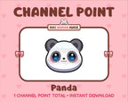 Panda Bear Twitch channel point icon.