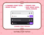 White Bunny Twitch channel point icon preview with format and size information.
