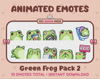 Frog Emotes - Pack 2 (Animated & Static)